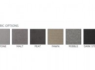 Sealy Messina 4ft6 Double Fabric Headboard (Choice Of Colours) Thumbnail