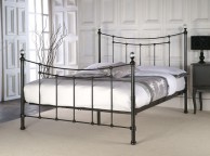 Limelight Metis 4ft6 Double Metallic Black Metal Bed Frame with Crystal Thumbnail