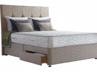 Sealy Pearl Deluxe 3ft6 Large Single Divan Bed Thumbnail