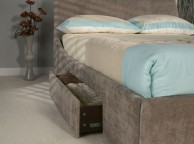 Limelight Oberon 6ft Super Kingsize Mink Fabric Bed Frame with Drawers Thumbnail
