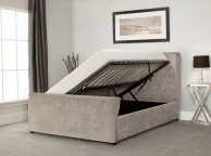 Emporia Manhattan 4ft6 Double Stone Fabric Ottoman Bed Thumbnail