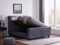 Flintshire Whitford 4ft6 Double Grey Fabric Side Lift Ottoman Bed Thumbnail