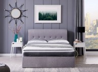 Flintshire Carmel 4ft6 Double Grey Fabric Ottoman Bed Thumbnail