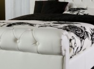 Limelight Phoenix White 4ft6 Double Faux Leather Bed Frame Thumbnail