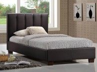 Limelight Pulsar Brown 5ft Kingsize Faux Leather Bed Frame Thumbnail