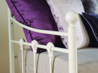 Limelight Sirus 3ft Single Ivory Metal Day Bed Fame with Underbed Thumbnail
