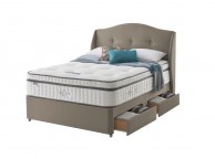 Silentnight Affluent 6ft Super Kingsize 3000 Mirapocket And Geltex Divan Bed (Medium Soft Feel) Thumbnail