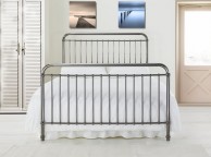 Time Living Rose 5ft Kingsize Black Nickel Metal Bed Frame Thumbnail