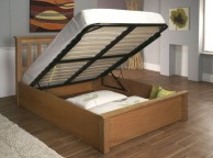 Limelight Terran 6ft Super Kingsize Oak Finish Wooden Ottoman Bed Frame Thumbnail
