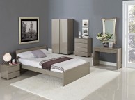 LPD Puro 4 Drawer Chest In Stone Gloss Thumbnail