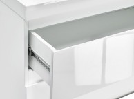 LPD Puro 4 Drawer Chest In White Gloss Thumbnail