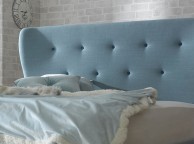 Limelight Aurora 4ft6 Double Duck Egg Blue Fabric Bed Frame Thumbnail