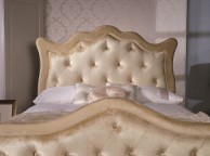 Limelight Vega 5ft Kingsize Gold Velvet Fabric Bed Frame Thumbnail