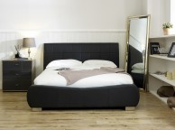 Limelight Dorado 6ft Super Kingsize Black Faux Leather Bed Frame Thumbnail