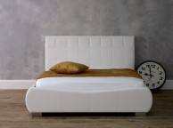 Limelight Dorado 5ft Kingsize White Faux Leather Bed Frame Thumbnail