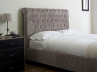 Limelight Orbit 6ft Super Kingsize Mink Velvet Fabric Bed Frame Thumbnail