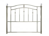 Limelight Callisto 4ft6 Double Chrome Metal Headboard with Crystals Thumbnail