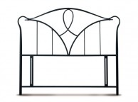 Limelight Carme 4ft Small Double Black Metal Headboard Thumbnail