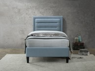 Limelight Picasso 4ft Small Double Blue Fabric Bed Frame Thumbnail