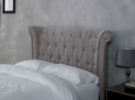 Limelight Epsilon 5ft Kingsize Mink Velvet Fabric Ottoman Bed Frame Thumbnail