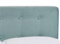 LPD Pierre 4ft6 Double Aqua Velvet Fabric Bed Frame Thumbnail