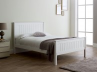 Limelight Taurus 4ft6 Double White Wooden Bed Frame Thumbnail