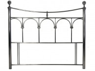 Limelight Gamma 4ft6 Double Nickel Metal Headboard Thumbnail