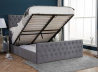 Birlea Marquis 4ft6 Double Grey Velvet Fabric Ottoman Bed Frame Thumbnail