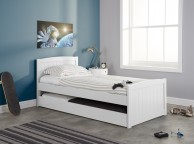 Birlea Beckton 3ft Single White Wooden Guest Bed Thumbnail