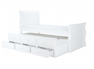 Birlea Verona 3ft Single White Wooden Guest Cabin Bed Thumbnail