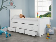 Birlea Verona 3ft Single White Wooden Guest Cabin Bed Thumbnail