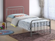 Time Living Miami 3ft Single Metal Bed Frame In Pebble Thumbnail
