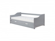 Birlea Brixton 3ft Single Grey Wooden Guest Day Bed Thumbnail