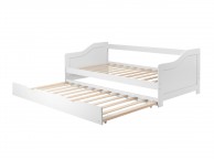 Birlea Brixton 3ft Single White Wooden Guest Day Bed Thumbnail