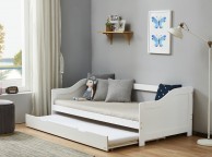 Birlea Brixton 3ft Single White Wooden Guest Day Bed Thumbnail