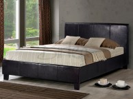 Birlea Berlin 4ft Small Double Brown Faux Leather Bed Frame Thumbnail