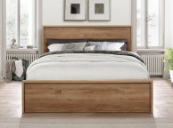 Birlea Stockwell 4ft Small Double Oak Finish Wooden Bed Frame With Drawers Thumbnail