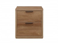 Birlea Stockwell Oak Finish 2 Drawer Bedside Thumbnail