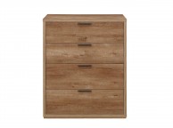 Birlea Stockwell Oak Finish 4 Drawer Chest Thumbnail