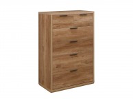 Birlea Stockwell Oak Finish 4 Plus 2 Drawer Chest Thumbnail