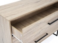 Birlea Conrad Silver Oak Finish 3 Drawer Chest Thumbnail