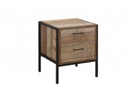 Birlea Urban Rustic Finish 2 Drawer Bedside Thumbnail