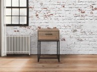 Birlea Urban Rustic Finish 1 Drawer Narrow Bedside Thumbnail