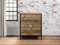 Birlea Urban Rustic Finish 4 Drawer Chest Thumbnail