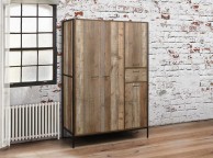 Birlea Urban Rustic Finish 4 Door Wardrobe Thumbnail