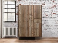 Birlea Urban Rustic Finish 4 Door Wardrobe Thumbnail