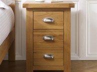 Birlea Woburn Oak 3 Drawer Large Bedside Thumbnail