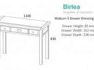 Birlea Woburn Oak Dressing Table Thumbnail