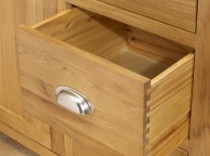 Birlea Woburn Oak 1 Door 5 Drawer Wardrobe Thumbnail