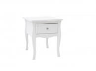 Birlea Paris 1 Drawer Bedside In White Thumbnail